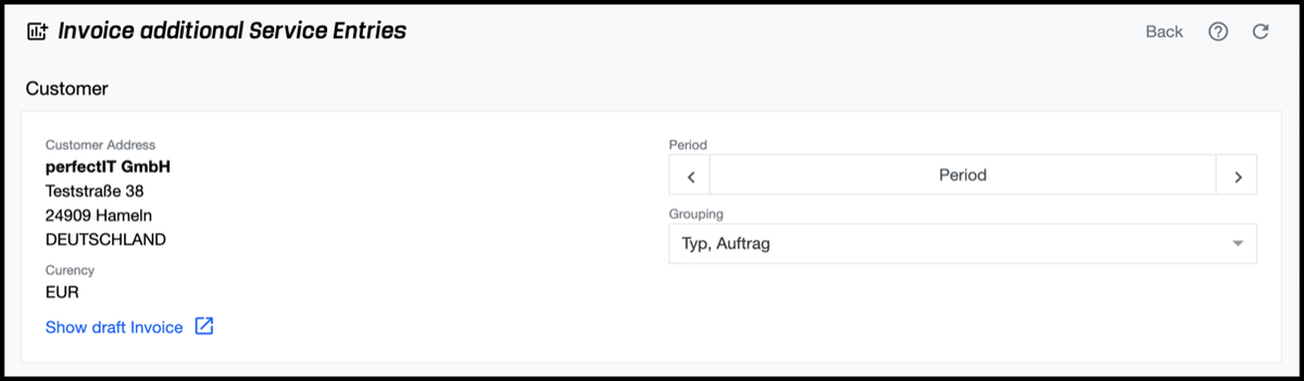 Invoice Assistant - Show draft Invoices