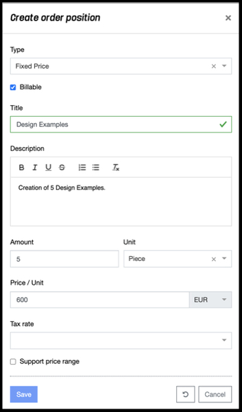 Orders - Order Position at fixed Price